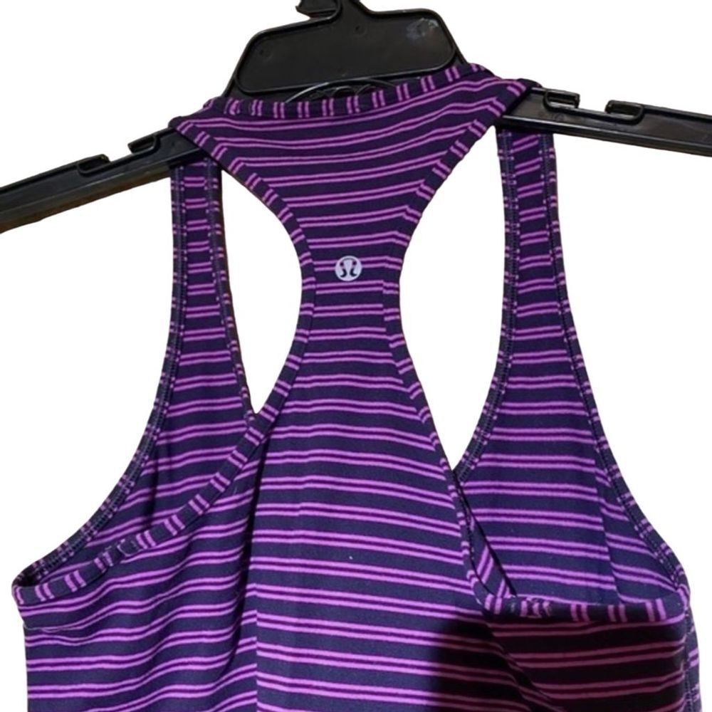 Lululemon Cool Racerback Tank Top Women's Purple Size S Yoga Workout Tank - Picture 3 of 3
